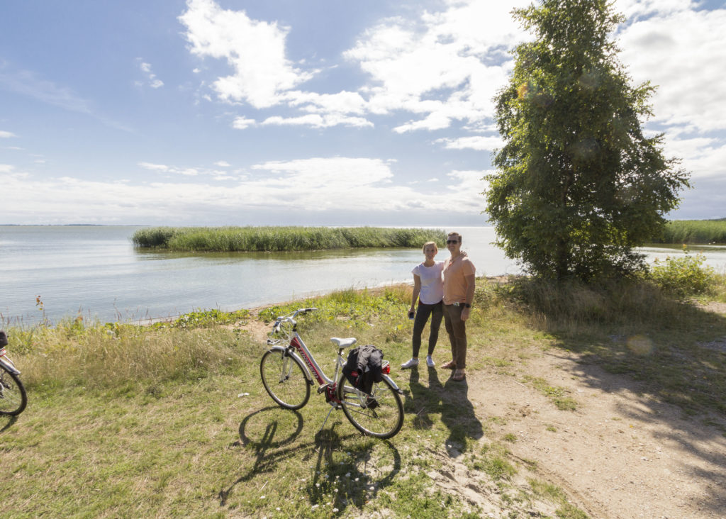 We rented bikes one day while in Nida and rode down a path to the next town over called Juodkrante.